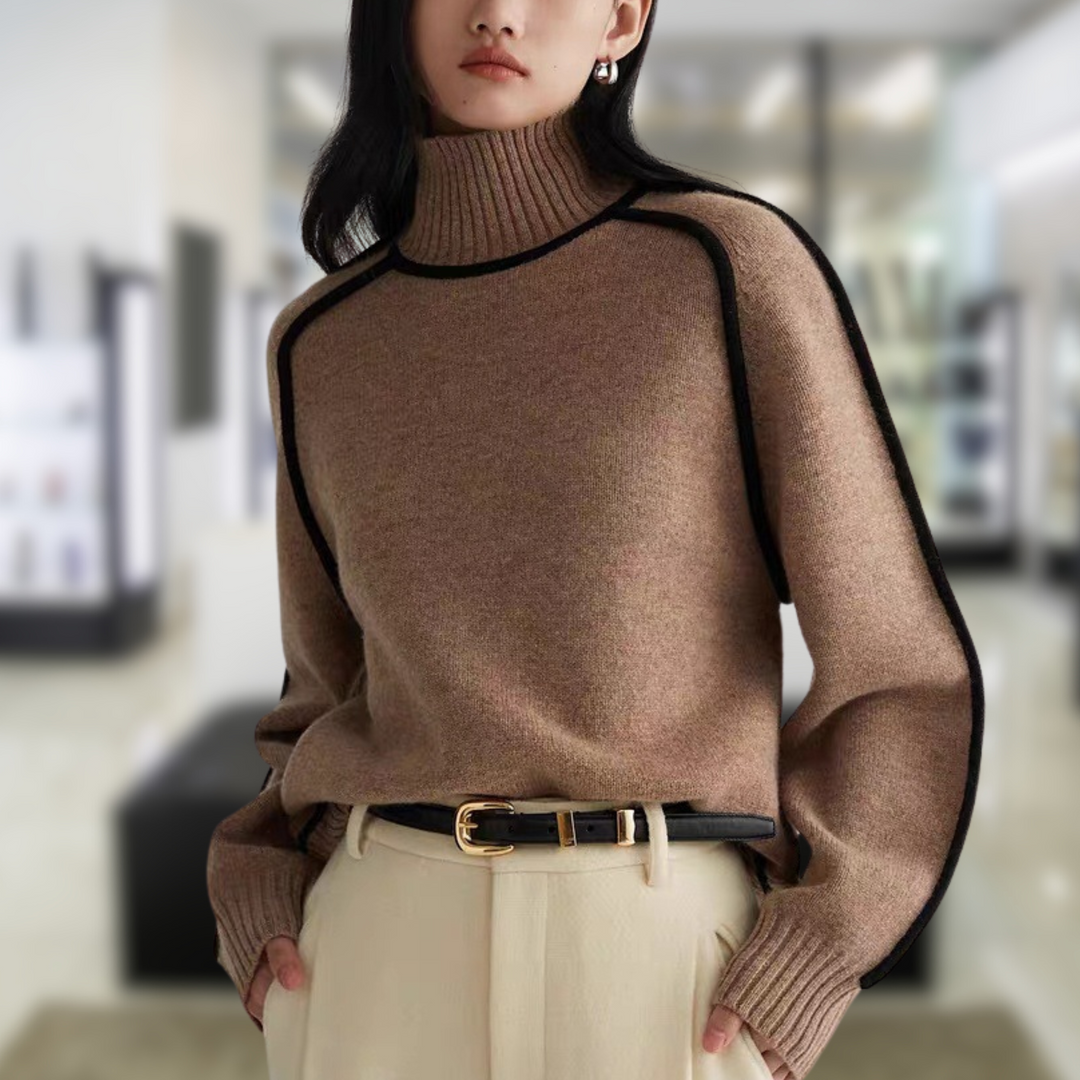 OHMIQUE | Pull à col roulé confortable