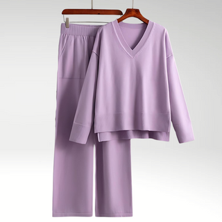 OHMIQUE | Luxe Ensemble deux pièces col V