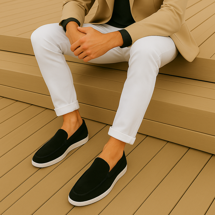 OHMIQUE | Mocassins élégants en suède