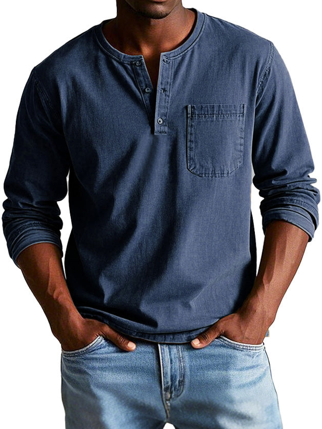 OHMIQUE | Chemise Vintage à Manches Longues