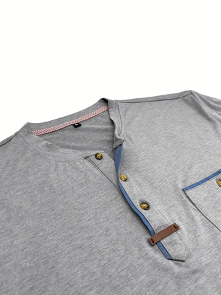 OHMIQUE | T-shirt col rond élégant avec poche