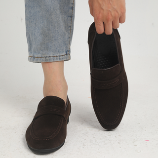 OHMIQUE | Mocassins à brides en daim