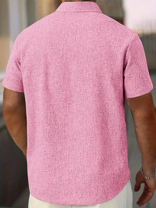 OHMIQUE | Chemise légère à manches courtes en mélange de lin