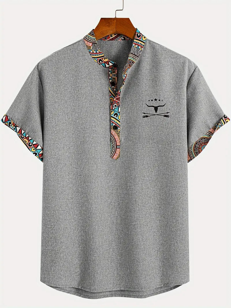 OHMIQUE | Chemise élégante à manches courtes