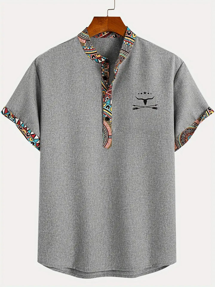 OHMIQUE | Chemise élégante à manches courtes