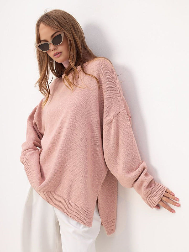 OHMIQUE | Pull avec fente surdimensionnée