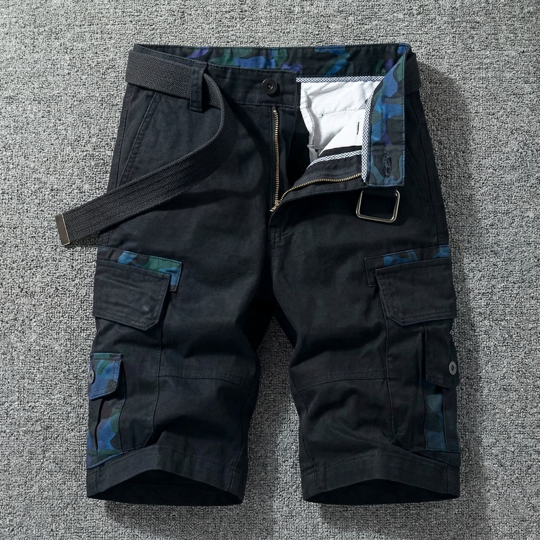 OHMIQUE | Short cargo avec ceinture