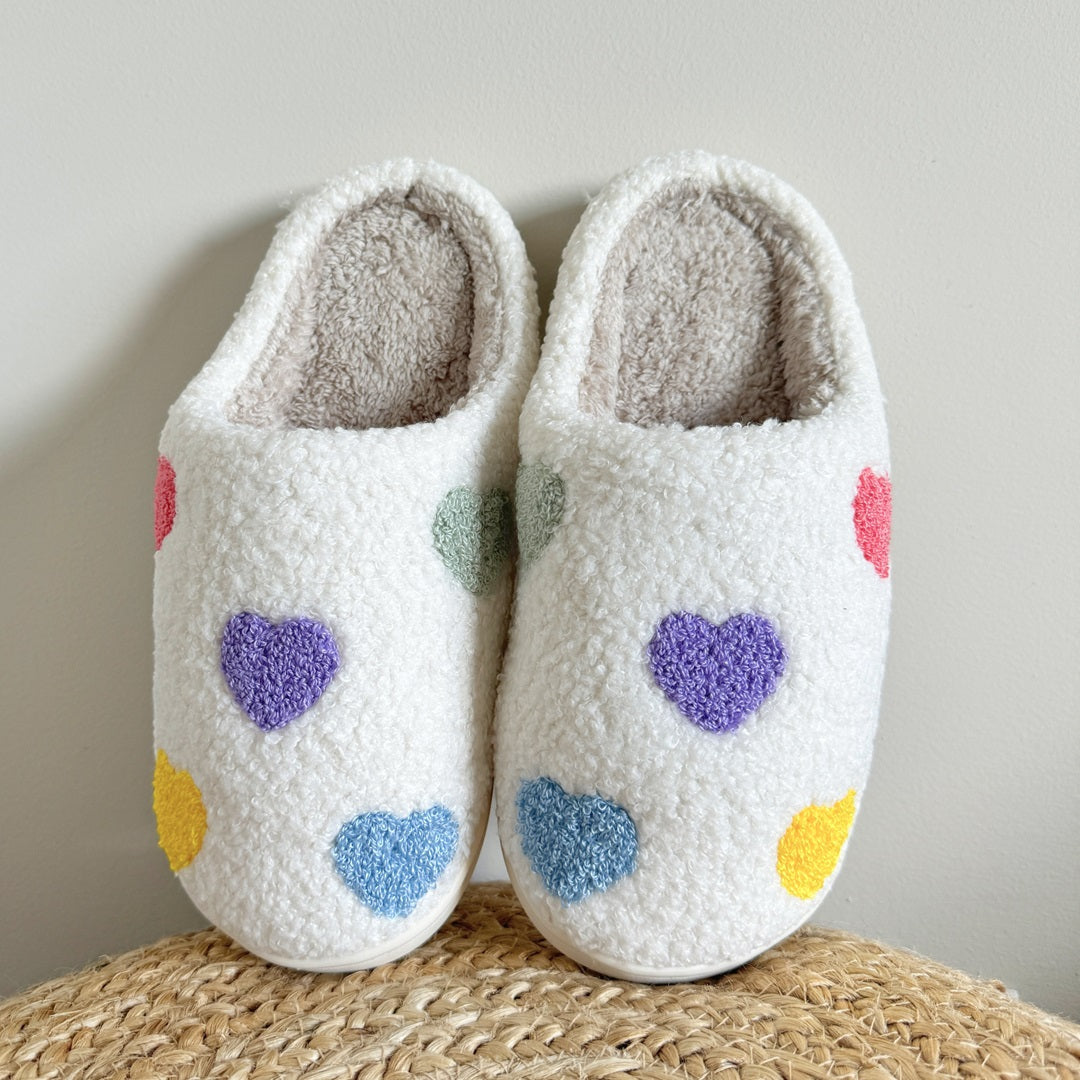 OHMIQUE | Colourful Heart Slippers