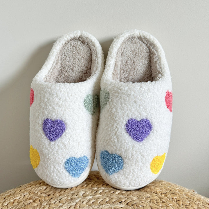 OHMIQUE | Colourful Heart Slippers