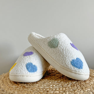 OHMIQUE | Colourful Heart Slippers