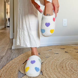 OHMIQUE | Colourful Heart Slippers