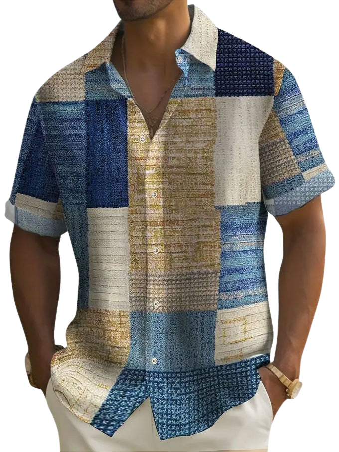 OHMIQUE | Chemise élégante à manches courtes