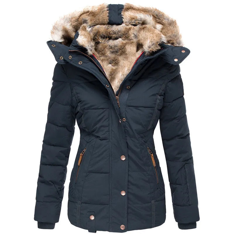 OHMIQUE | Manteau d'hiver chaud avec doublure en fourrure
