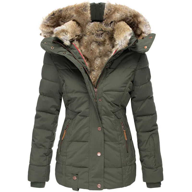 OHMIQUE | Manteau d'hiver chaud avec doublure en fourrure
