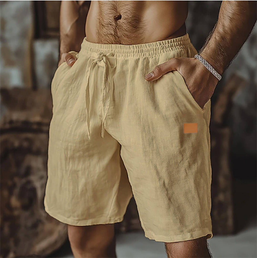 OHMIQUE | Short en lin décontracté pour homme