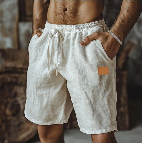 OHMIQUE | Short en lin décontracté pour homme