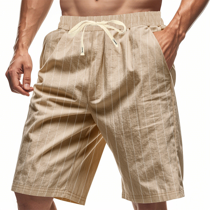 OHMIQUE | Short à rayures décontracté pour homme