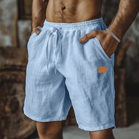 OHMIQUE | Short en lin décontracté pour homme