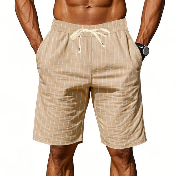 OHMIQUE | Short à rayures décontracté pour homme