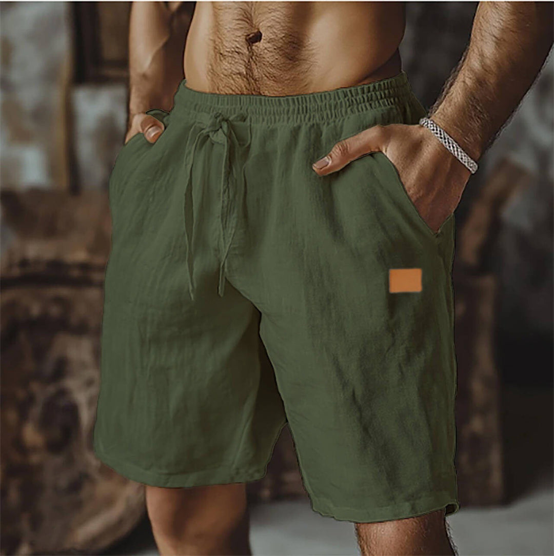 OHMIQUE | Short en lin décontracté pour homme