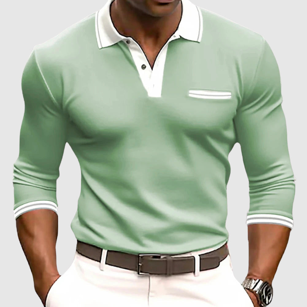 OHMIQUE | Chemise à détails contrastés élégants