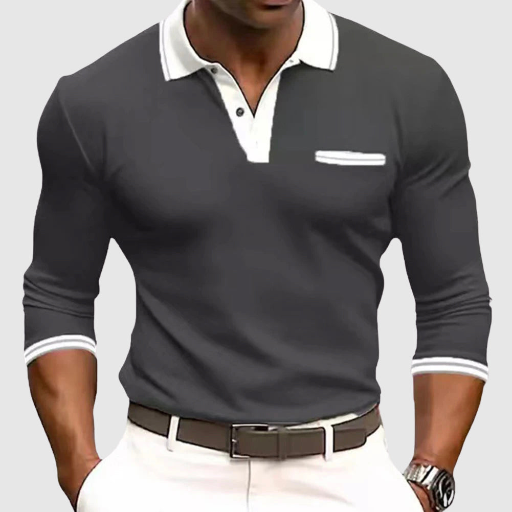 OHMIQUE | Chemise à détails contrastés élégants