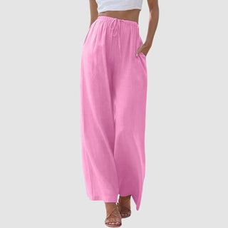 OHMIQUE | Pantalon taille haute à jambes larges