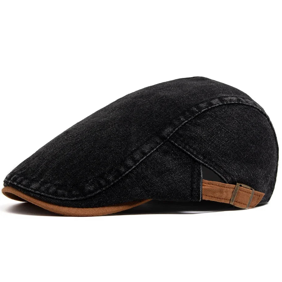 OHMIQUE | Casquette plate premium en denim – style intemporel et confort quotidien