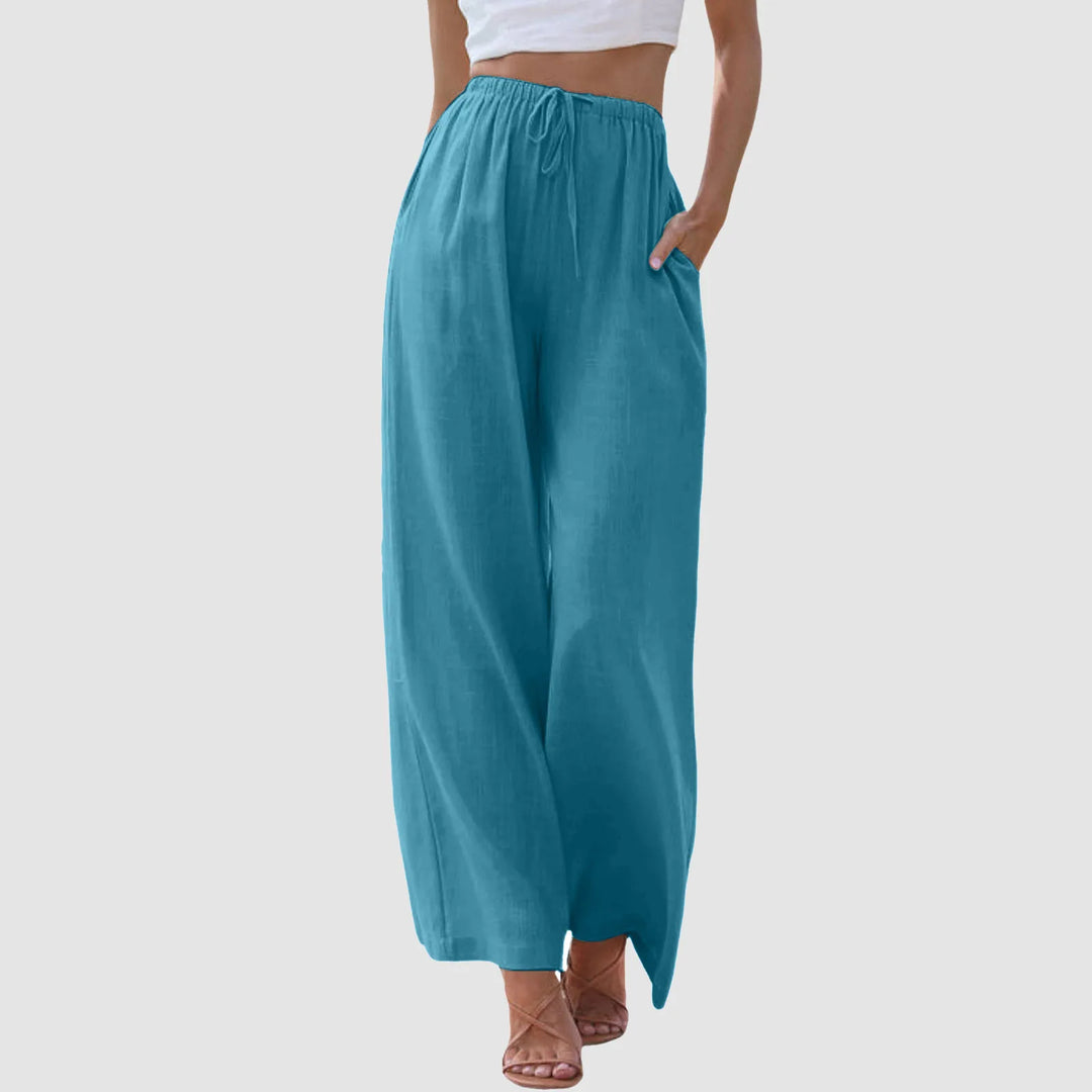 OHMIQUE | Pantalon taille haute à jambes larges
