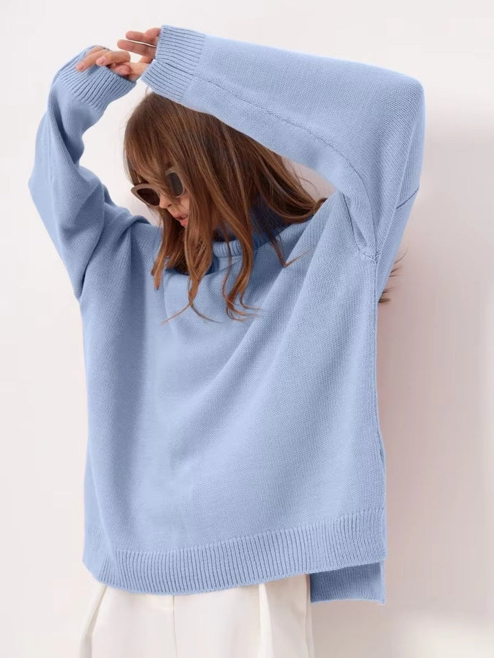OHMIQUE | Pull avec fente surdimensionnée
