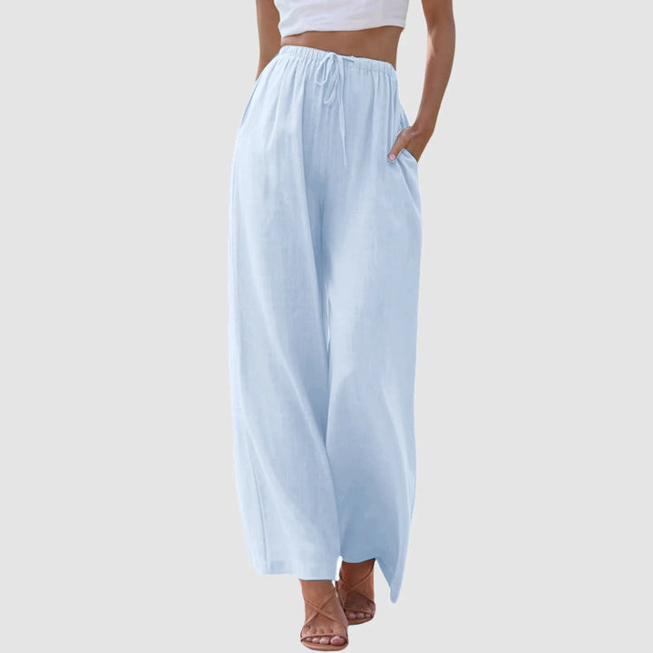 OHMIQUE | Pantalon taille haute à jambes larges