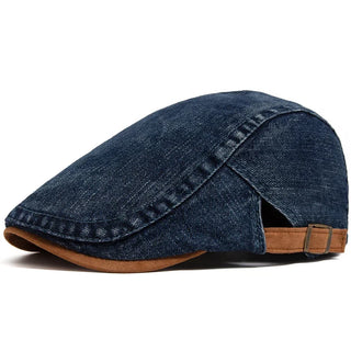 OHMIQUE | Casquette plate premium en denim – style intemporel et confort quotidien