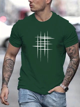 OHMIQUE | T-shirt élégant à col rond avec imprimé graphique