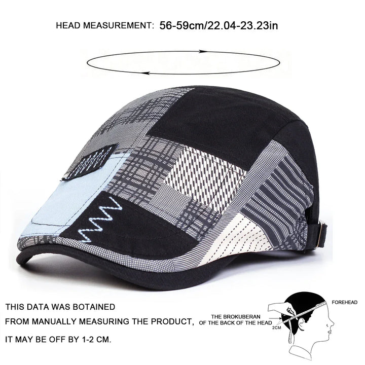OHMIQUE | Casquette patchwork pour homme