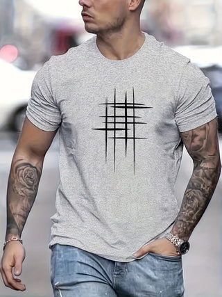 OHMIQUE | T-shirt élégant à col rond avec imprimé graphique