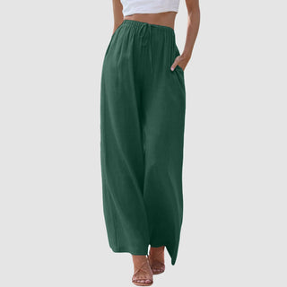 OHMIQUE | Pantalon taille haute à jambes larges