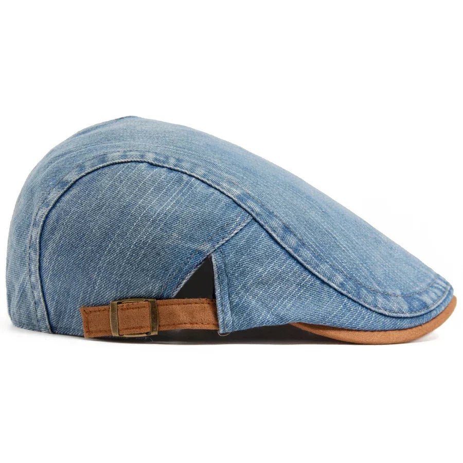 OHMIQUE | Casquette plate premium en denim – style intemporel et confort quotidien