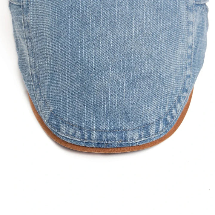 OHMIQUE | Casquette plate premium en denim – style intemporel et confort quotidien