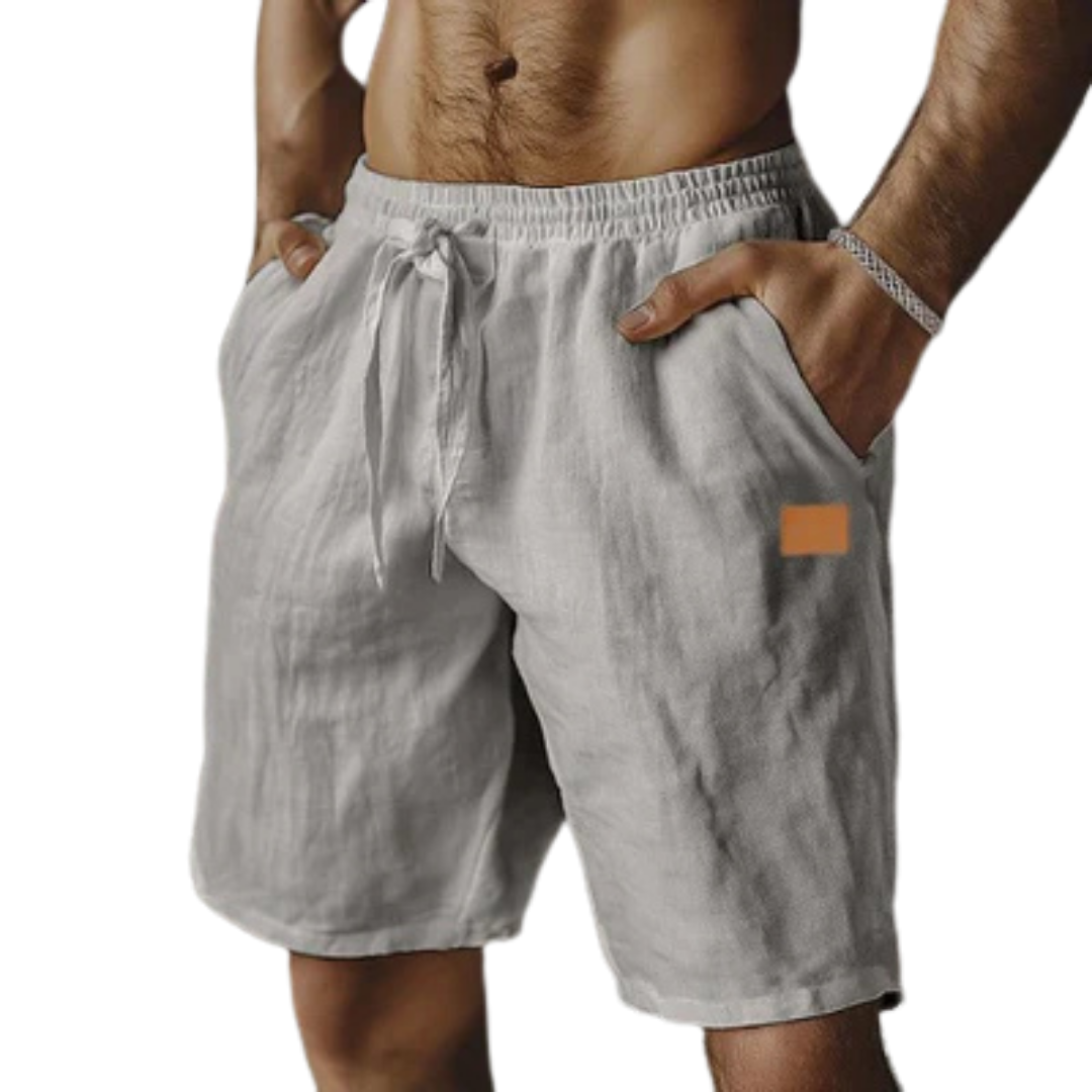 OHMIQUE | Short en lin décontracté pour homme