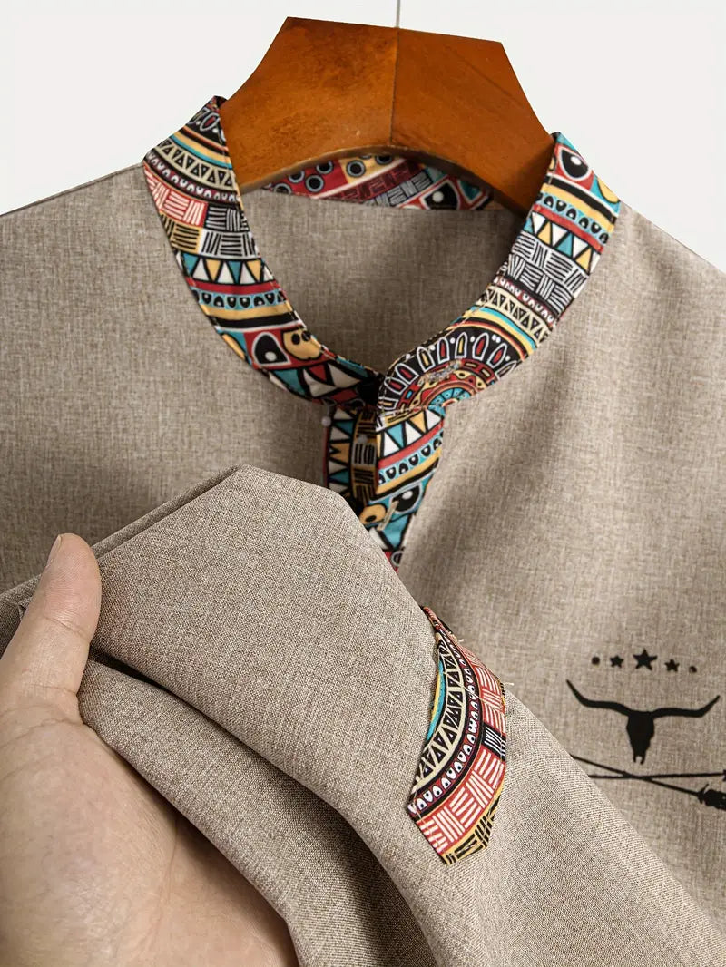 OHMIQUE | Chemise élégante à manches courtes