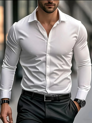 OHMIQUE | Chemise élégante à manches longues avec boutons