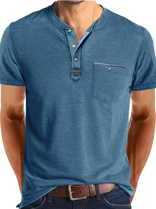 OHMIQUE | T-shirt col rond élégant avec poche