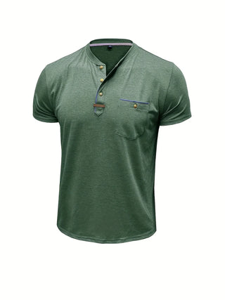 OHMIQUE | T-shirt col rond élégant avec poche