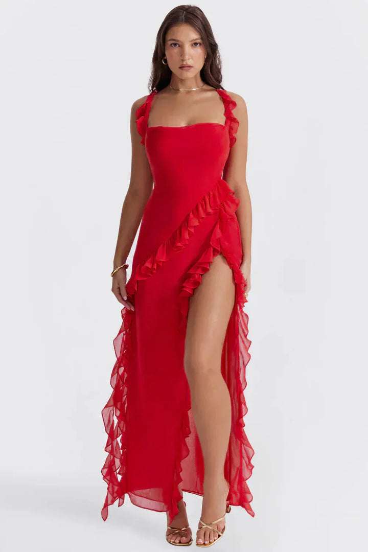 OHMIQUE | Robe élégante avec jambes ouvertes