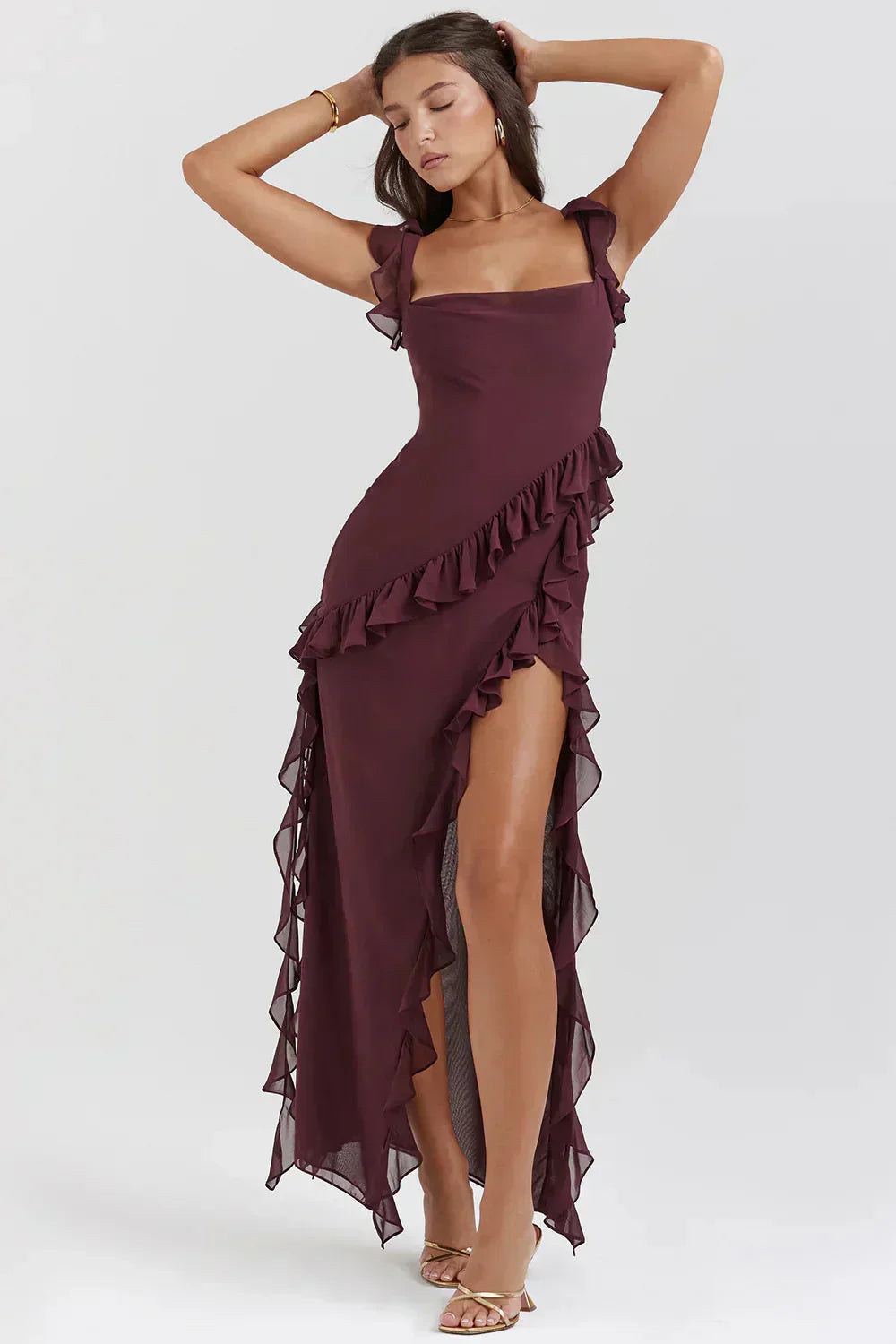 OHMIQUE | Robe élégante avec jambes ouvertes