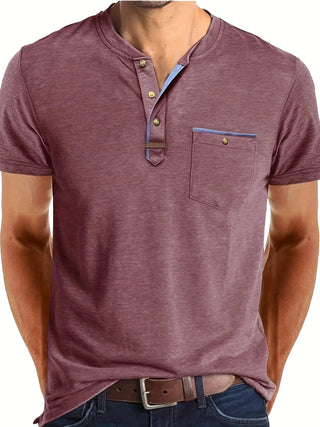 OHMIQUE | T-shirt col rond élégant avec poche