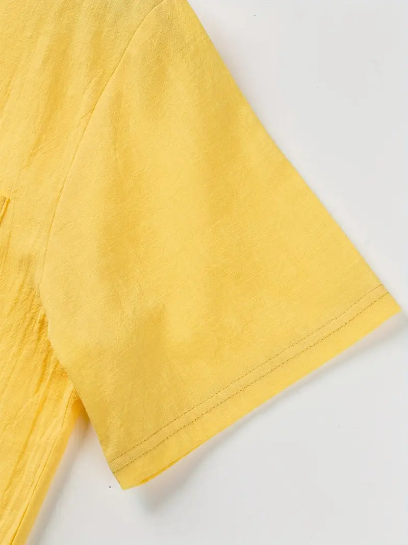 OHMIQUE | Chemise élégante à manches courtes