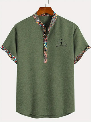 OHMIQUE | Chemise élégante à manches courtes