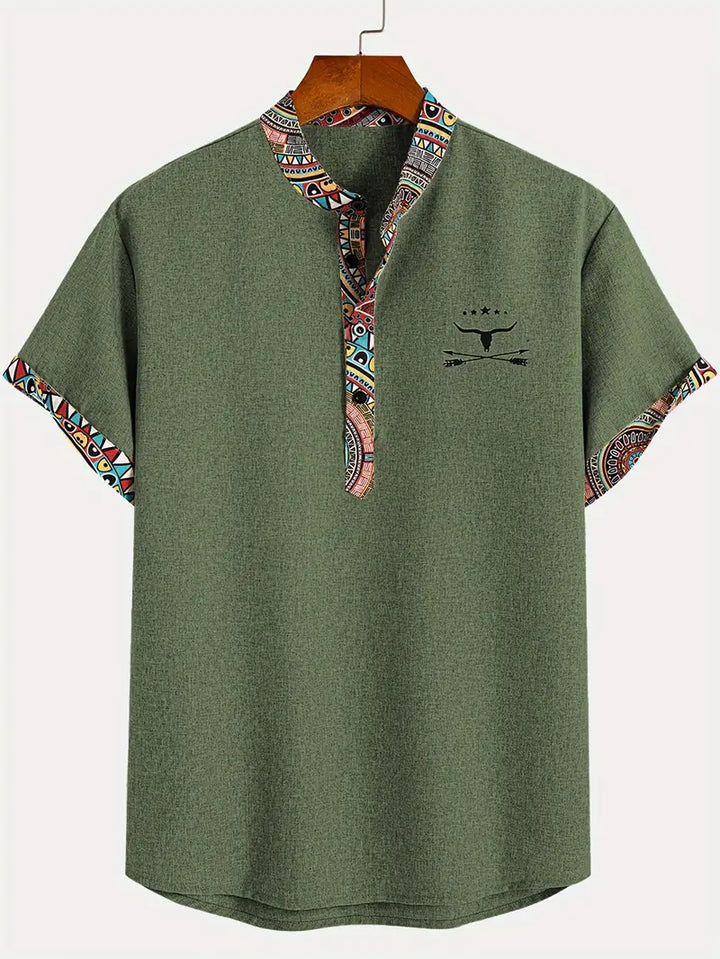 OHMIQUE | Chemise élégante à manches courtes