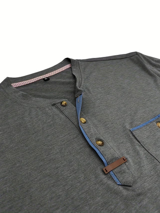 OHMIQUE | T-shirt col rond élégant avec poche